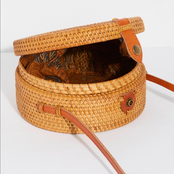 Free People Handbags - Free People Batik Rattan wood purse